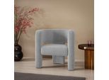 Sessel "Ohrensessel SELMIA Moderner Lounge-Sessel Einzelsitz, B/T/H 73/62/76cm", grau, B:73cm H:76cm T:62cm, 100% Polyester, LEGER HOME BY LENA GERCKE, Sessel, Sessel, Relaxsessel/Lehnstuhl, erhältlich in trendigen Stoff- und Farboptionen