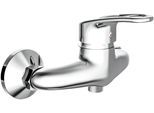 Duscharmatur SCHÜTTE "Batoni", grau (chrom), B:18cm H:10,9cm T:14,3cm, Messing, Armaturen, Wasserhahn Bad, Mischbatterie Dusche in Chrom