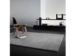 Teppich WECON HOME BASICS "Lotta" Gr. 2, grau, B:80cm H:17mm L:150cm, Kunstfaser, Teppiche, Teppich, Kurzflor, Wohnzimmer