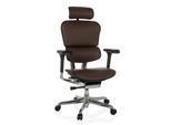 hjh OFFICE Luxus Chefsessel ERGOHUMAN GEN2 Leder mit Armlehnen (höhenverstellbar)