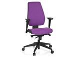 hjh OFFICE Profi Bürostuhl PRO-TEC 500 Stoff mit Armlehnen (höhenverstellbar)