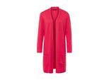 Strickjacke GOLDNER "Kurzgröße Modische Kaschmir-Longstrickjacke", Damen, Gr. 24, rosa (pink), Obermaterial: 100% Kaschmir WS., figurumspielend, Sonstiges, Strickjacken Strickjacke, Ohne