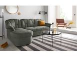 Ecksofa DOMO COLLECTION "Papenburg, zeitlose Rückensteppung, elegante Formensprache, L-Form", grün (dunkelgrün), B:235cm H:84cm T:140cm, Kunstleder SOFTLUX;Luxus-Microfaser (100% Polyester);Struktur ( 90% Polyester, 10% Polyacryl);Microfaser PRIMABELLE (100% Polyester), Sofas, Ecksofa, in großer Farbvielfalt, wahlweise mit Bettfunktion, OTTOs Choice