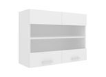 Hängeschrank VCM "Küchenschrank B. 80 cm Hängeschrank Küche Esilo", weiß, B:80cm T:31cm, Obermaterial: 100% Holz Wood., Schränke, Hängeschrank