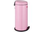Mülleimer WESCO "Capboy Maxi Tretabfallsammler", pink, B:30cm H:60cm T:30cm Ø:30cm, Kunststoff, Metall, Stahlblech, Mülleimer, Mülleimer, mit Metalleinsatz, Fußtritt aus Kunststoff und Bodenring