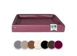 SABRO Hundebett KUDDE Kunstleder pink 70 cm, 85 cm
