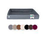 SABRO Hundebett KUDDE Kunstleder grau 1 m, 1,2 m