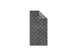 Handtuch JOOP "Handtuch Classic Cornflower 1er Pack", grau (anthrazit), B:50cm, Obermaterial: 100% Baumwolle CO., Handtücher, Handtuch