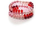 Armband "Hella", Damen, Gr. Glas, rot, COLLEZIONE ALESSANDRO, Armbänder Armband