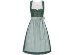 Dirndl NÜBLER "Dirndl midi Thea", Damen, Gr. 40, EURO, grün, Obermaterial: 100% Baumwolle CO., Kleider