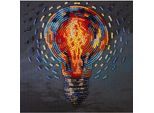 Perlen-Stickbild "Bring the light", 15 x 15 cm