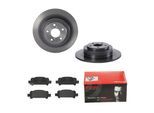 BREMBO Bremsensatz, Scheibenbremse 142055263 Hinterachse voll 290mm 10mm für SAAB Subaru ISUZU MITSUBISHI