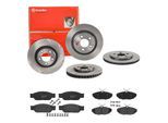 BREMBO Bremsensatz, Scheibenbremse Bremsensatz-Vorn und Hinten sg00000ede Hinterachse innenbelüftet 300mm 20mm für JAGUAR Ford LINCOLN