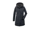 Parka KILLTEC "KOW 165 WMN PRK", Damen, Gr. 36, schwarz, Obermaterial: 100% Polyester.Futter: 100% Polyester.Füllung: 100% Polyester, Jacken Parka, Wasser- und winddichter Parka mit Teddyfleece und abnehmbarer Kapuze