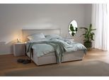 Boxbett S.OLIVER "Alissia inkl. Bettkasten und Topper- frei im Raum stellbar", beige, B:198cm L:206cm, Komplettbetten, wahlweise mit Bonnell- oder TTFK-Matratze in H2, H3 o. H4 erhältlich