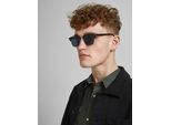 Sonnenbrille JACK & JONES "JACRYDER SUNGLASSES NOOS", Herren, schwarz (jet schwarz), unifarben, Sonnenbrillen Sonnenbrille