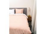 Bettwäsche KAYORI "Shima", rosa, B/L: 155cm x 220cm, 1 Stk., 1 Stk., Renforcé, B/L: 80cm x 80cm, 2 Stk., Renforcé, Obermaterial: 100% Baumwolle, Bettwäsche, Bettwäsche, Hergestellt aus GOTS-zertifizierter Bio-Baumwolle