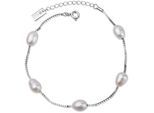 Armband AILORIA "Armband Silber/weiße Perle MATSU", weiß, Armbänder, Damen, Armband