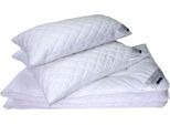 Microfaserkissen BILLERBECK "Emelie, Kissen made in Germany, Kuscheliges Faserkissen", weiß, B:40cm L:80cm, Füllung: 70% Polyester, 30% Lyocell (TENCEL™), Kopfkissen, mit separat waschbarer und Aloe-Vera veredeltem Bezug