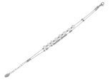 Armband ADELIA´S "Damen Armband aus Edelstahl mit Süßwasserperle 17+5 cm", silber, Armbänder, Damen, 22cm, Edelstahl, Armband, Geschenkidee: zeitlos und vielseitig