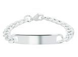 Armband ADELIA´S "Damen Armband – Panzerarmband aus Edelstahl 18 cm", silber, Armbänder, Damen, 18cm, Edelstahl, Armband, Ideal als Geschenk zum Weihnachten