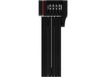 Faltschloss ABUS "uGrip Bordo 5700", schwarz, SicherheitsschlösserL:80cm, Stahl, mit Halterung - 80 cm Länge, L:80cm