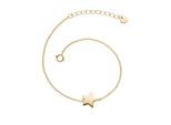 Gliederarmband GLANZSTÜCKE MÜNCHEN "F706", gelbgold, Armbänder, Damen, Silber 925 (Sterlingsilber), Gliederarmband, aus Sterling Silber
