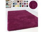 Hochflor-Teppich ESPRIT "Relaxx ESP-4150" Gr. 6, lila (pink, violett), B:200cm H:25mm L:290cm, Kunstfaser, Teppiche, Wohnzimmer, sehr große Farbauswahl, weicher dichter Hochflor