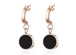 Paar Ohrhänger AILORIA "Ohrringe AMÉLIE", gold (roségold), Ohrringe, Damen, Edelstahl