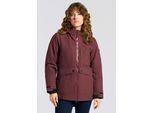 Funktionsparka KILLTEC "KOW 16 WMN PRK", Damen, Gr. 42, dunkelweinrot, Obermaterial: 100% Polyester. Futter: 100% Polyester. Wattierung: 100% Polyester, Jacken, wärmend & wasser- & winddicht