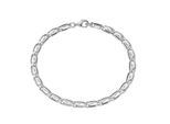Armband SMART JEWEL "S-Panzerkette, massiv, Silber 925" Gr. 23, silber, Armbänder, Herren, 23cm, Silber 925 (Sterlingsilber), Armband