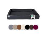 SABRO Hundebett KUDDE Kunstleder schwarz 1 m, 1,2 m
