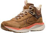 Outdoorschuh KEEN "LEIKI LEATHER MID WP", Damen, Gr. 40, chipmunk, birch, Leder, Schuhe Outdoorschuh, Wanderschuh aus wasserdichtem Premium Leder, atmungsaktiv