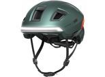 Fahrradhelm ABUS "HYP-E" Gr. S, grün (grün (jungle grün)), Helme, S Kopfumfang: 51cm - 55cm