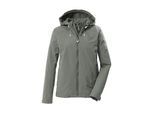 Funktionsjacke KILLTEC "KOS 72 WMN JCKT", Damen, Gr. 44, grün, Obermaterial: 100% Polyester.Futter: 100% Polyester, Jacken Funktionsjacke, Wasser- und winddicht, atmungsaktiv, verstellbare Kapuze