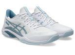 Hallenschuh ASICS "BLADE FF 2", Herren, Gr. 49, weiß, cool grau, Synthetik, Schuhe Hallenschuh