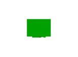 Rocada Whiteboard Skincolor, lackiert, Wandmontage, B 550 x H 750 mm, grün
