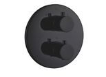 AqvaZone AqvaTherm Fertigmontageset 054565702 schwarz matt, Thermostat-Mischer