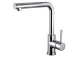 AqvaZone AqvaKitchen Spültischarmatur 082159750 chrom, mit Geschirrbrause