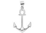 Kettenanhänger ADELIA´S "hochwertiger Anker Anhänger aus 925 Sterling Silber", silber, Schmuckanhänger, Damen, Silber 925 (Sterlingsilber), Kettenanhänger