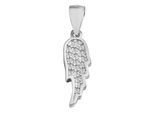 Kettenanhänger ADELIA´S "Damen Anhänger – Flügel Anhänger aus 925 Silber mit Zirkonia", silber, Schmuckanhänger, Damen, Silber 925 (Sterlingsilber), Kettenanhänger, Geschenkidee: zeitlos und vielseitig