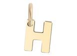 Buchstabenanhänger ADELIA´S "Unisex Anhänger – Buchstabe N Buchstabenanhänger aus 375 Gold", gold, Schmuckanhänger, Damen, Gelbgold 375, Perfekt als Geschenk für besondere Menschen
