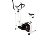 Crosstrainer CHRISTOPEIT SPORT "CT 4", rot (weiß, schwarz, rot), CrosstrainerB:66cm H:152cm L:114cm, 100 kg max. Benutzergewicht, 8 Widerstandsstufen, B:66cm H:152cm L:114cm