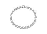 Armband SMART JEWEL "Fantasiekette, massiv, Silber 925", Damen, Gr. 21cm, Silber 925 (Sterlingsilber), silber, Armbänder Armband