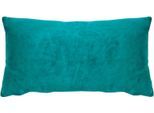Dekokissen PAD "Smooth", emerald, unifarben, B:25cm H:2cm L:50cm, Polyester, Dekokissen_Sitzkissen_Kissenhüllen, Perfekte Farbabstimmung