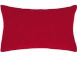 Dekokissen PAD "Fashion", rot, unifarben, B:30cm L:40cm, Polyester, Dekokissen_Sitzkissen_Kissenhüllen, aus einer italienischen Fashionweberei