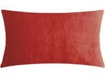 Dekokissen PAD "Smooth", rot, unifarben, B:25cm H:2cm L:50cm, Polyester, Dekokissen_Sitzkissen_Kissenhüllen, Perfekte Farbabstimmung