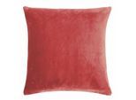 Dekokissen PAD "Smooth", rot, unifarben, B:40cm H:2cm L:40cm, Polyester, Dekokissen_Sitzkissen_Kissenhüllen, Perfekte Farbabstimmung