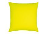 Dekokissen PAD "Fashion", gelb, unifarben, B:50cm L:50cm, Polyester, Dekokissen_Sitzkissen_Kissenhüllen, aus einer italienischen Fashionweberei