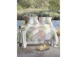 Bettwäsche IRISETTE "Wave 8739", multi, B/L: 135cm x 200cm, 1 Stk., 1 Stk., Mako-Satin, B/L: 80cm x 80cm, 2, Mako-Satin, Obermaterial: 100% Baumwolle, Bettwäsche, Bettwäsche, anschmiegsam und atmungsaktiv, Ganzjahresqualität